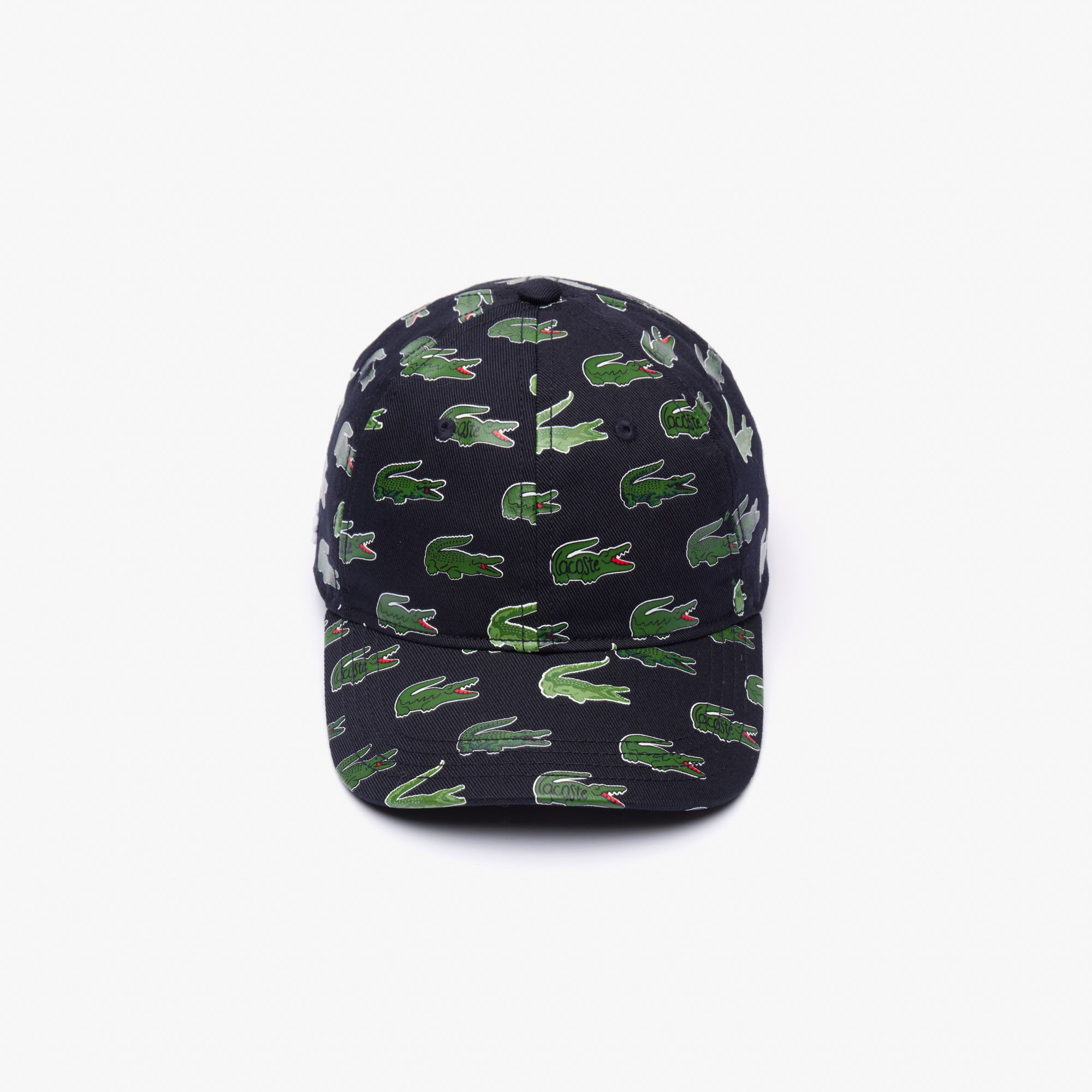 Lacoste Çocuk Desenli Lacivert Şapka