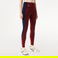 Lacoste Kadın Slim Fit Renk Bloklu Bordo Tayt