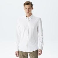 Lacoste Erkek Slim Fit Düğmeli Yaka Beyaz Gömlek02B