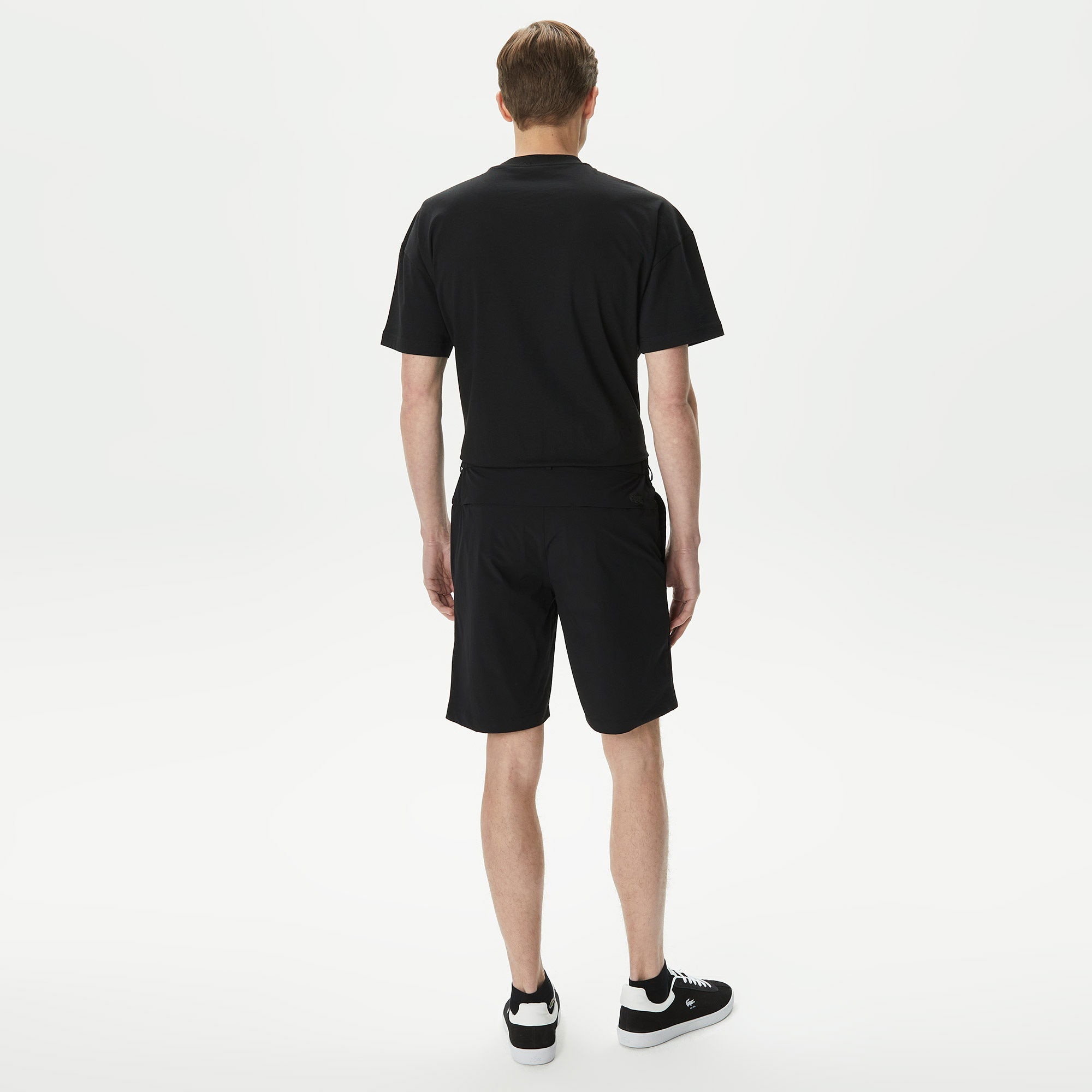 Lacoste Erkek Slim Fit Siyah Bermuda