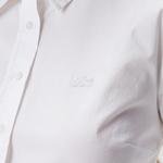 Lacoste Kadın Slim Fit Beyaz Gömlek
