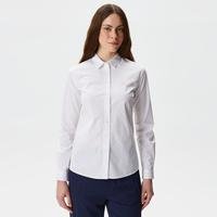 Lacoste Kadın Slim Fit Beyaz Gömlek001