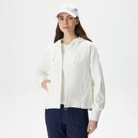 Lacoste Kadın Regular Fit Kapüşonlu Beyaz Sweatshirt01B