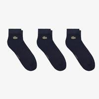 Lacoste Unisex 3'lü Siyah Çorap32L
