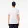 Lacoste Erkek Regular Fit Bisiklet Yaka Baskılı Beyaz T-shirt