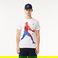 Lacoste Erkek Regular Fit Bisiklet Yaka Baskılı Beyaz T-shirt