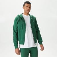 Lacoste Erkek Classic Fit Fermuarlı Yeşil Sweatshirt132