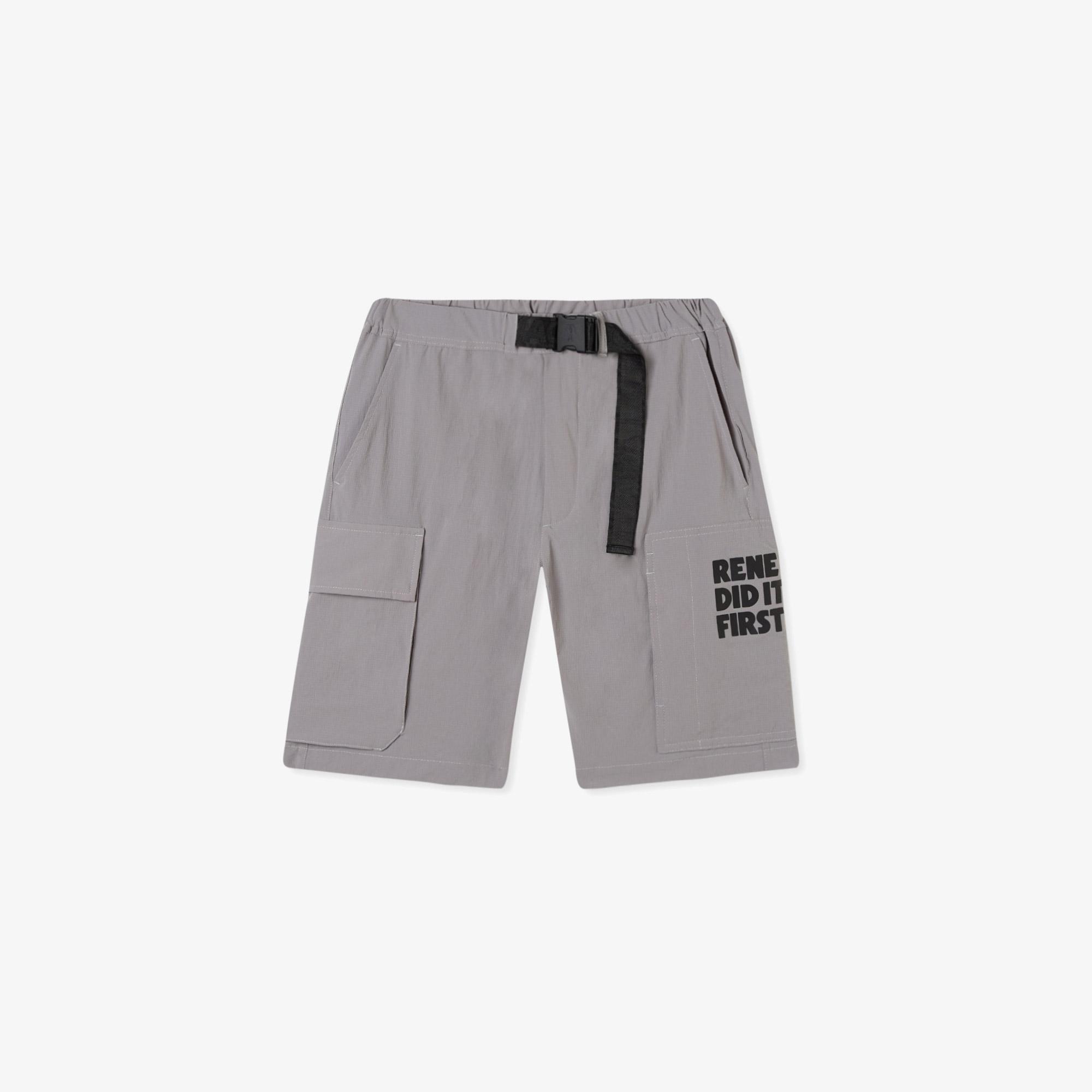 Lacoste Erkek Relaxed Fit Gri Bermuda
