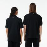 Lacoste L.12.12 Unisex Loose Fit Siyah Polo