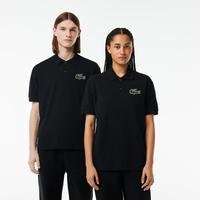 Lacoste L.12.12 Unisex Loose Fit Siyah Polo031