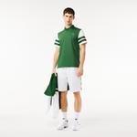 Lacoste Erkek Regular Fit Renk Bloklu Yeşil Tenis Polo