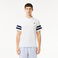Lacoste Erkek Regular Fit Renk Bloklu Beyaz Tenis Polo