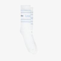 Lacoste Unisex Baskılı Beyaz ÇorapJ2G