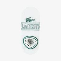 Lacoste Erkek Baskılı Beyaz Çorap001