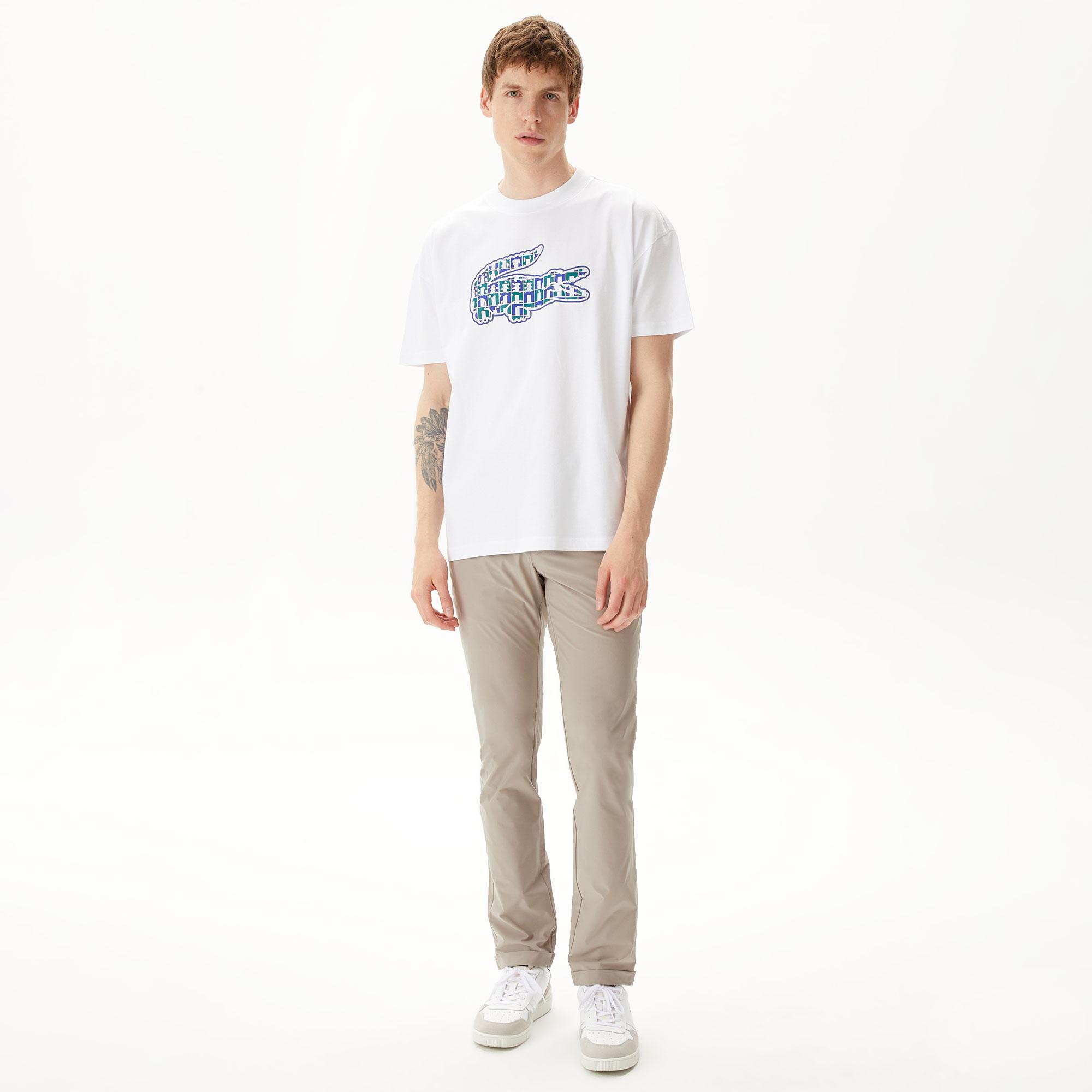 Lacoste Erkek Slim Fit Chino Gri Pantolon