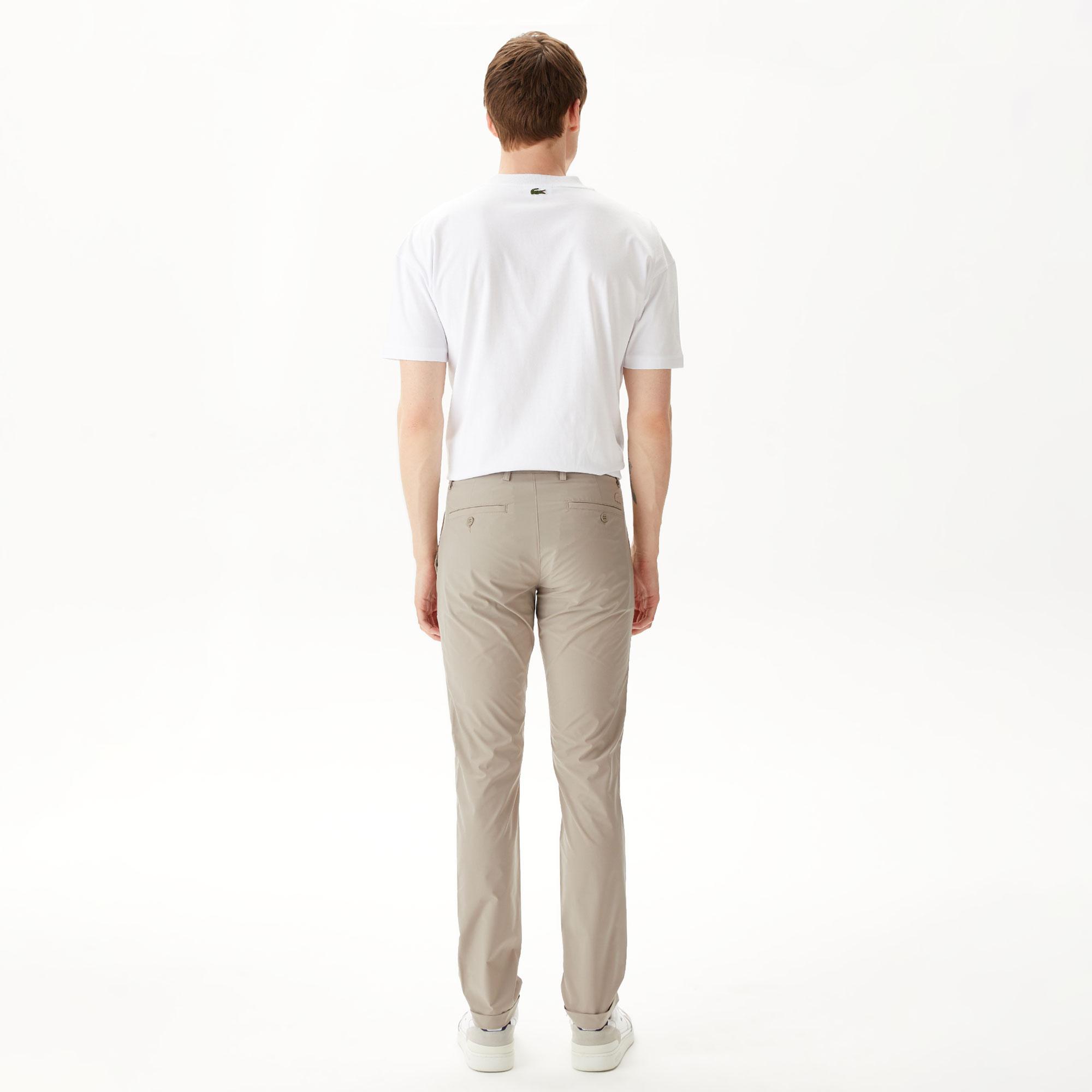 Lacoste Erkek Slim Fit Chino Gri Pantolon