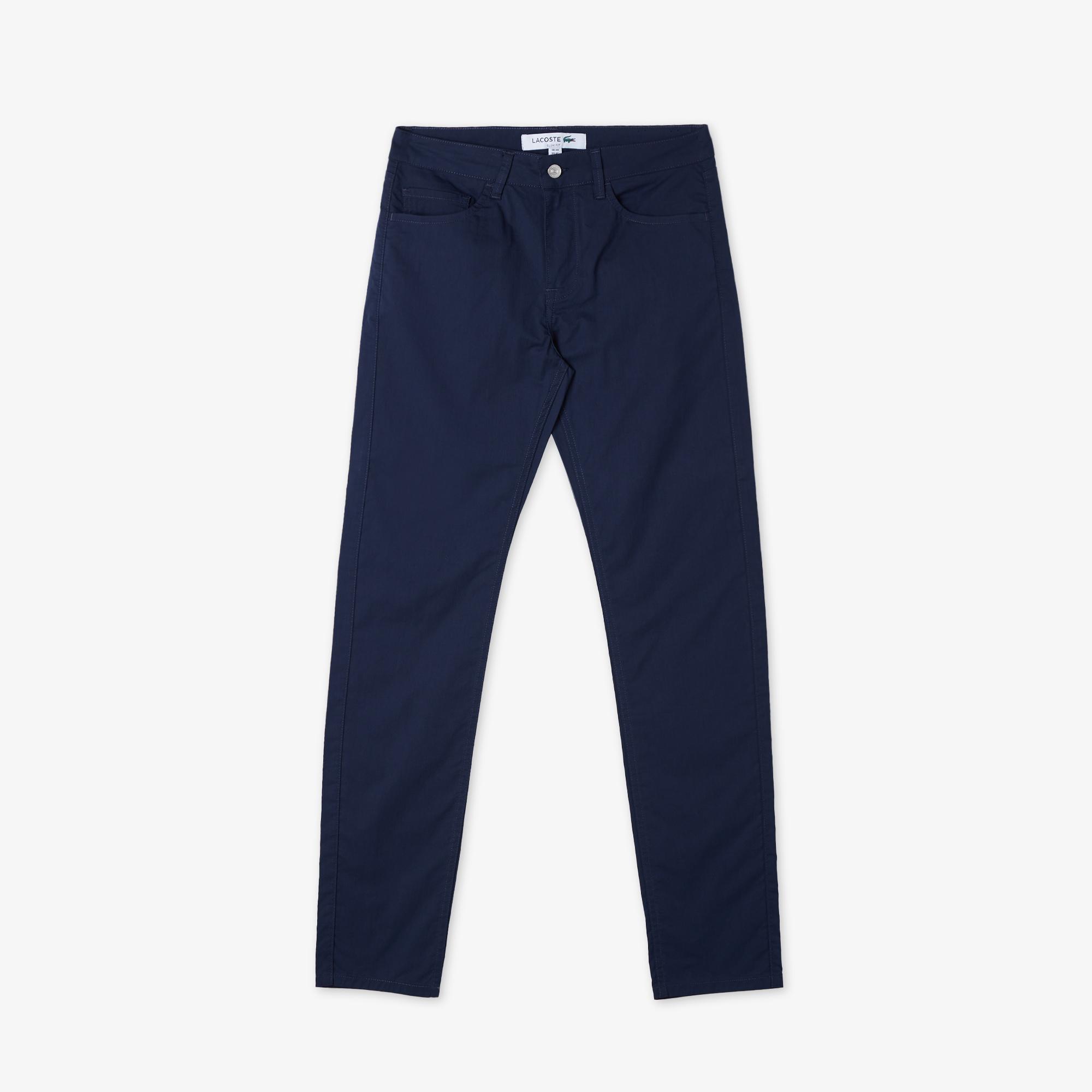 Lacoste Erkek Slim Fit Lacivert Pantolon