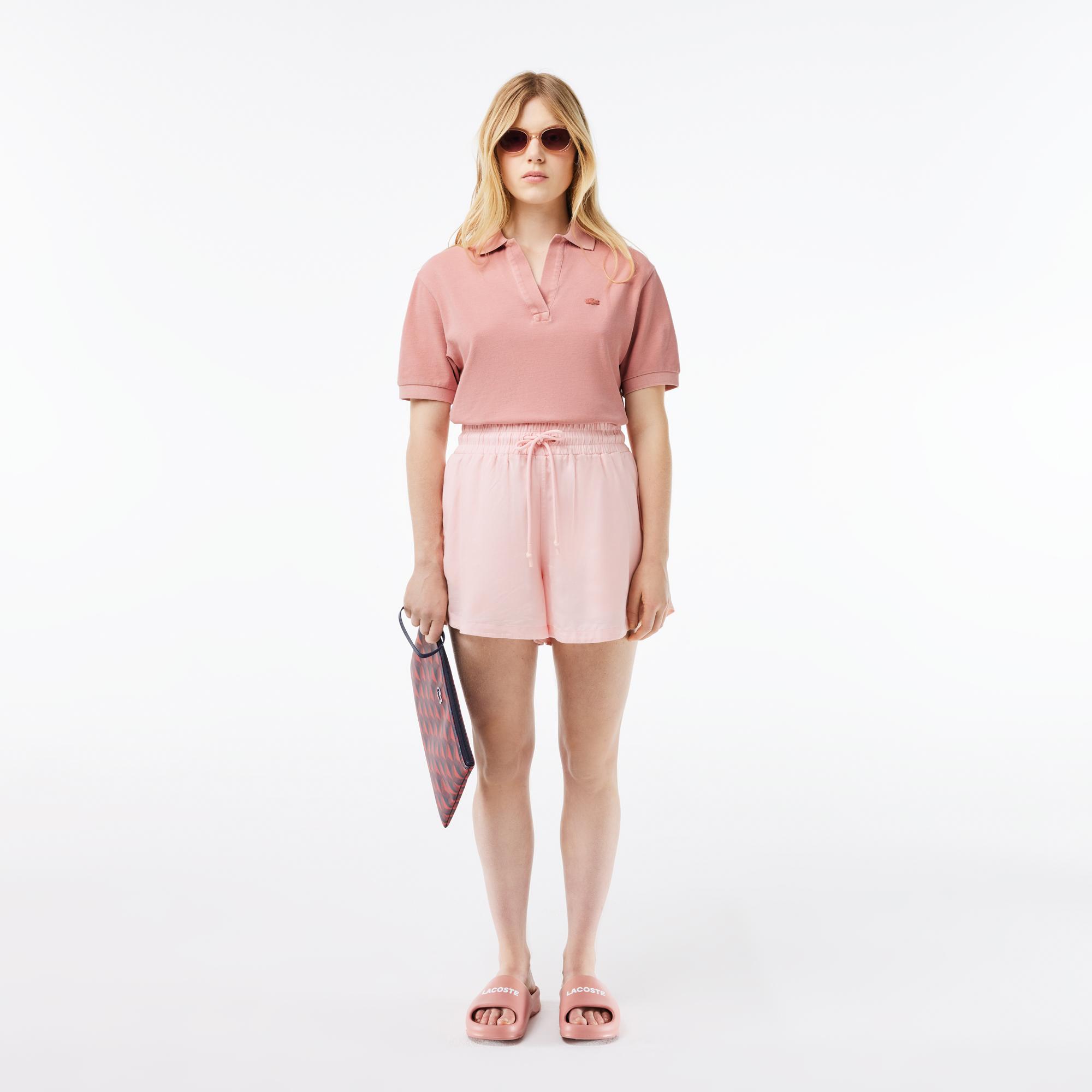 Lacoste Kadın Regular Fit Pembe Polo