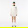 Lacoste Roland Garros Unisex Relaxed Fit Bisiklet Yaka Beyaz Sweatshirt