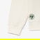 Lacoste Roland Garros Unisex Relaxed Fit Bisiklet Yaka Beyaz Sweatshirt