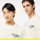 Lacoste Roland Garros Unisex Relaxed Fit Bisiklet Yaka Beyaz Sweatshirt