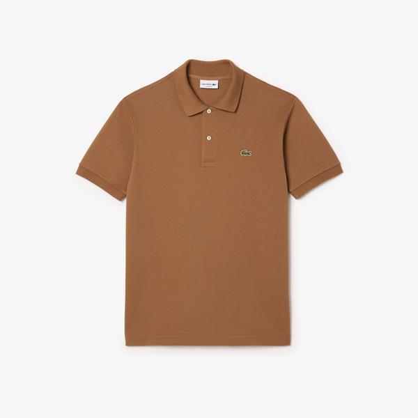 Lacoste L.12.12 Erkek Classic Fit Kahverengi Polo_4