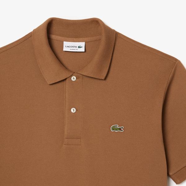 Lacoste L.12.12 Erkek Classic Fit Kahverengi Polo_5