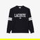 Lacoste Erkek Classic Fit Uzun Kollu Bisiklet Yaka Baskılı Siyah T-Shirt