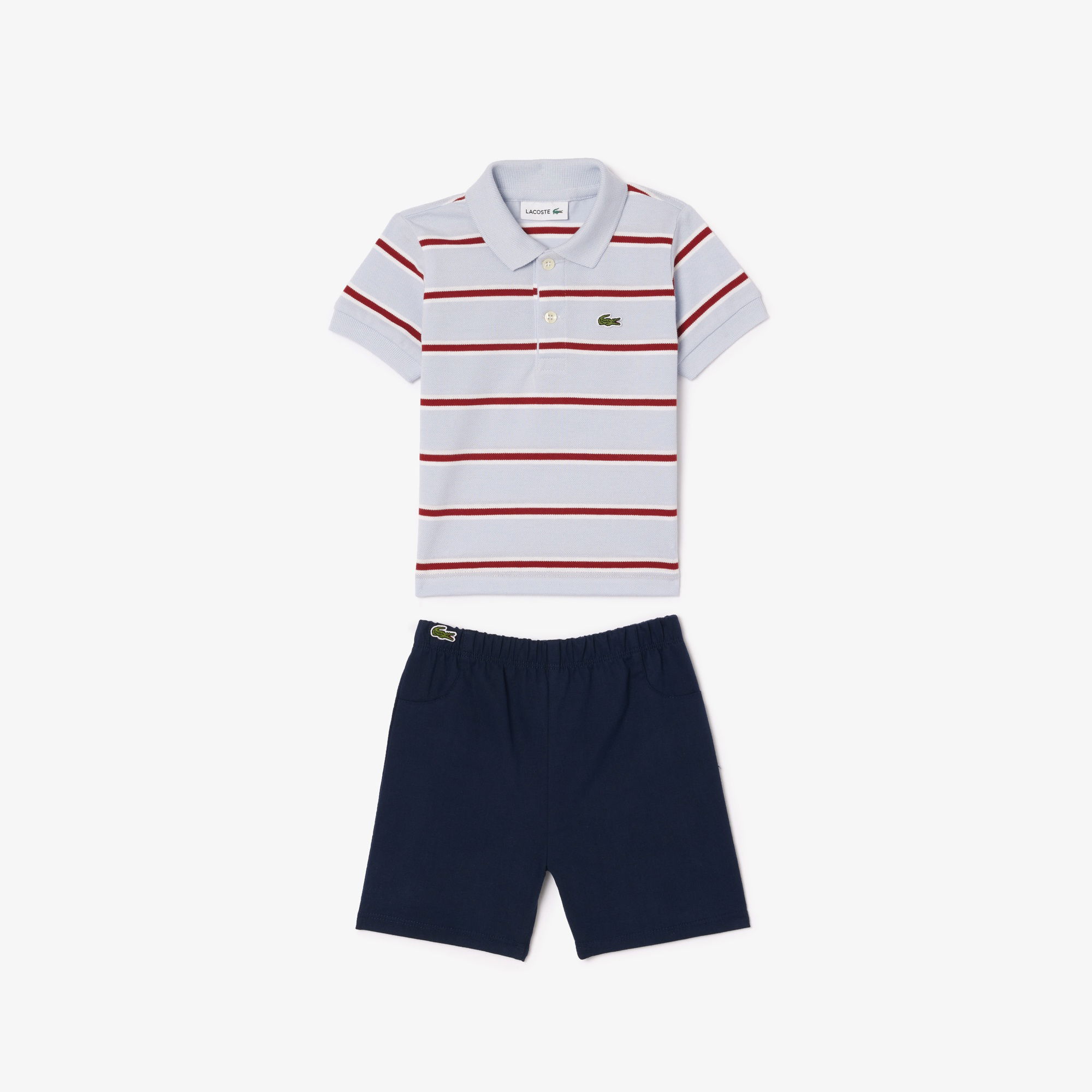 Lacoste Layette Erkek Çocuk Mavi Pijama Takımı