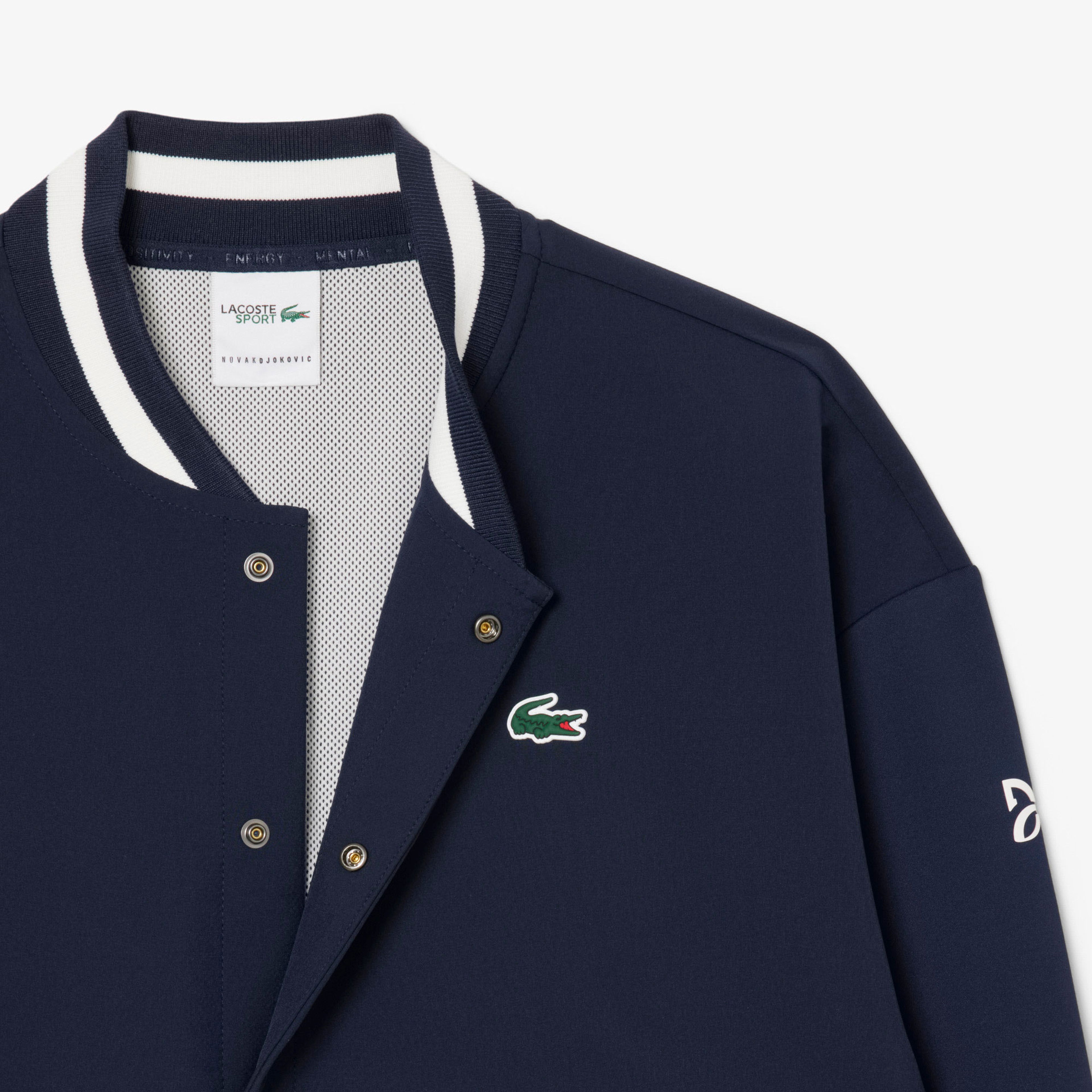 Lacoste Erkek Hakim Yaka Lacivert Sweatshirt
