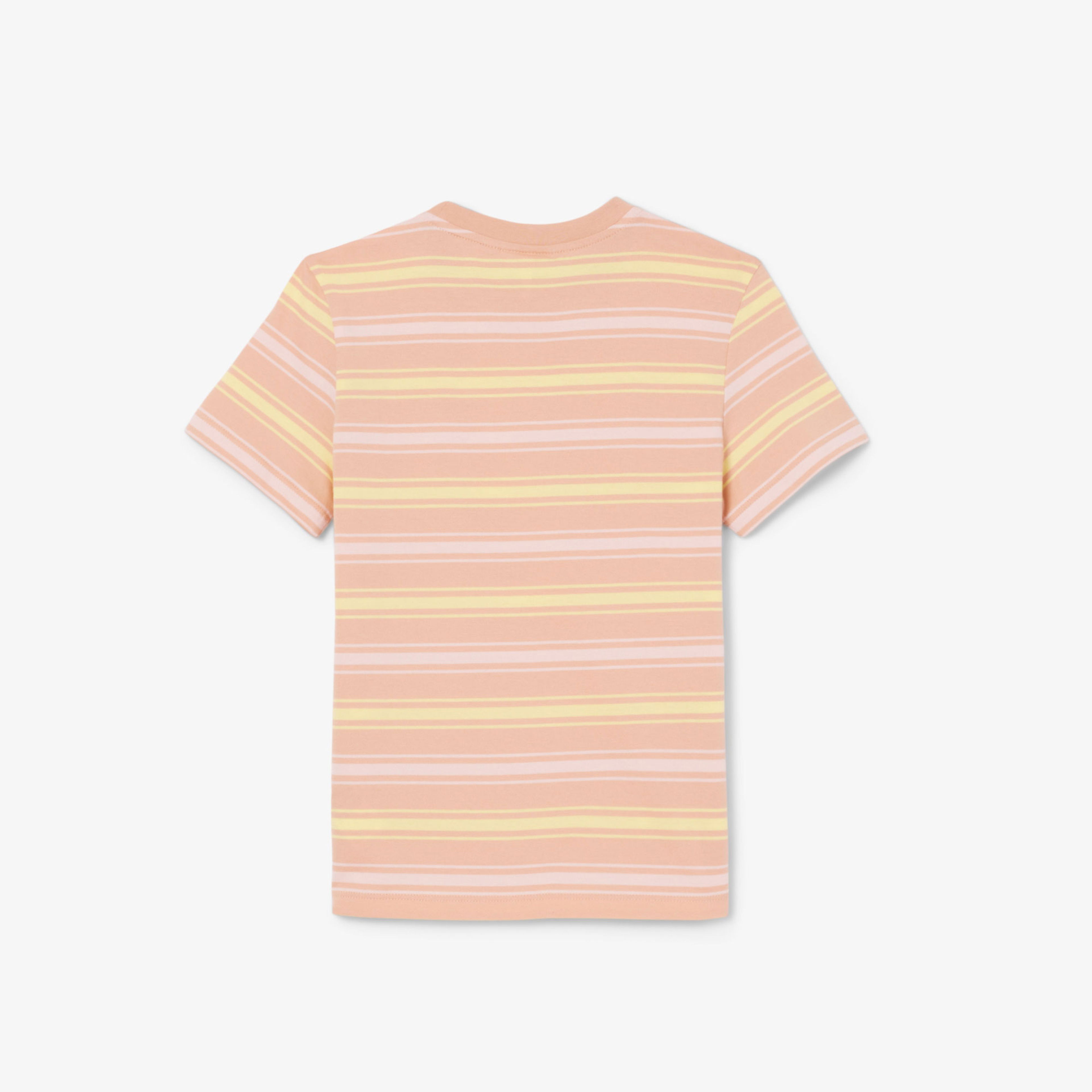 Lacoste Çocuk Bisiklet Yaka Çizgili Kahverengi T-Shirt