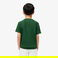 Lacoste Erkek Çocuk Oversize Fit Bisiklet Yaka Baskılı Yeşil T-Shirt