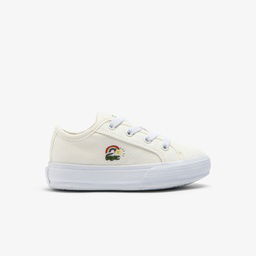 Lacoste Backcourt Çocuk Krem Sneaker Krem