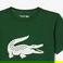 Lacoste Erkek Çocuk Oversize Fit Bisiklet Yaka Baskılı Yeşil T-Shirt