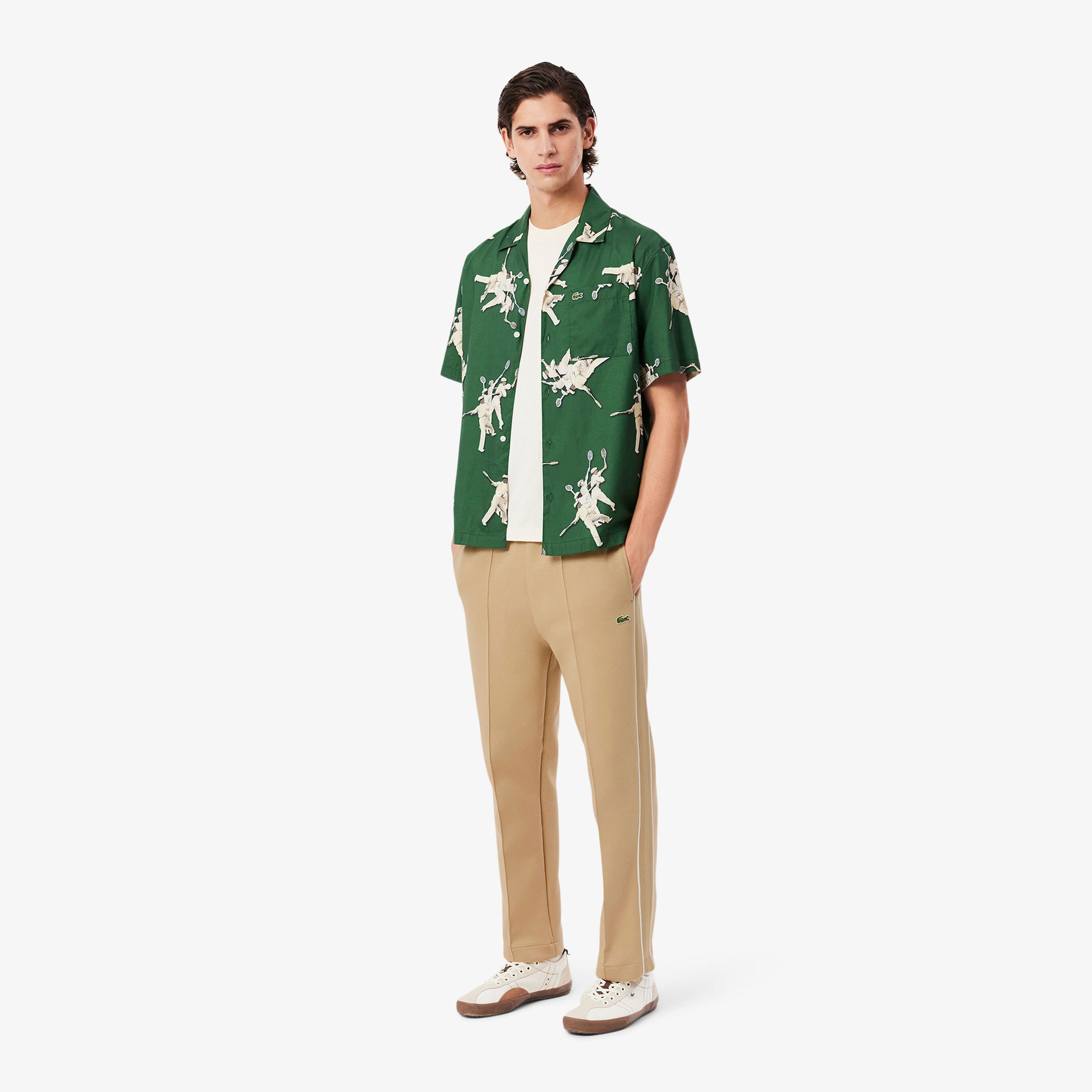 Lacoste Erkek Regular Fit Bej Eşofman Altı