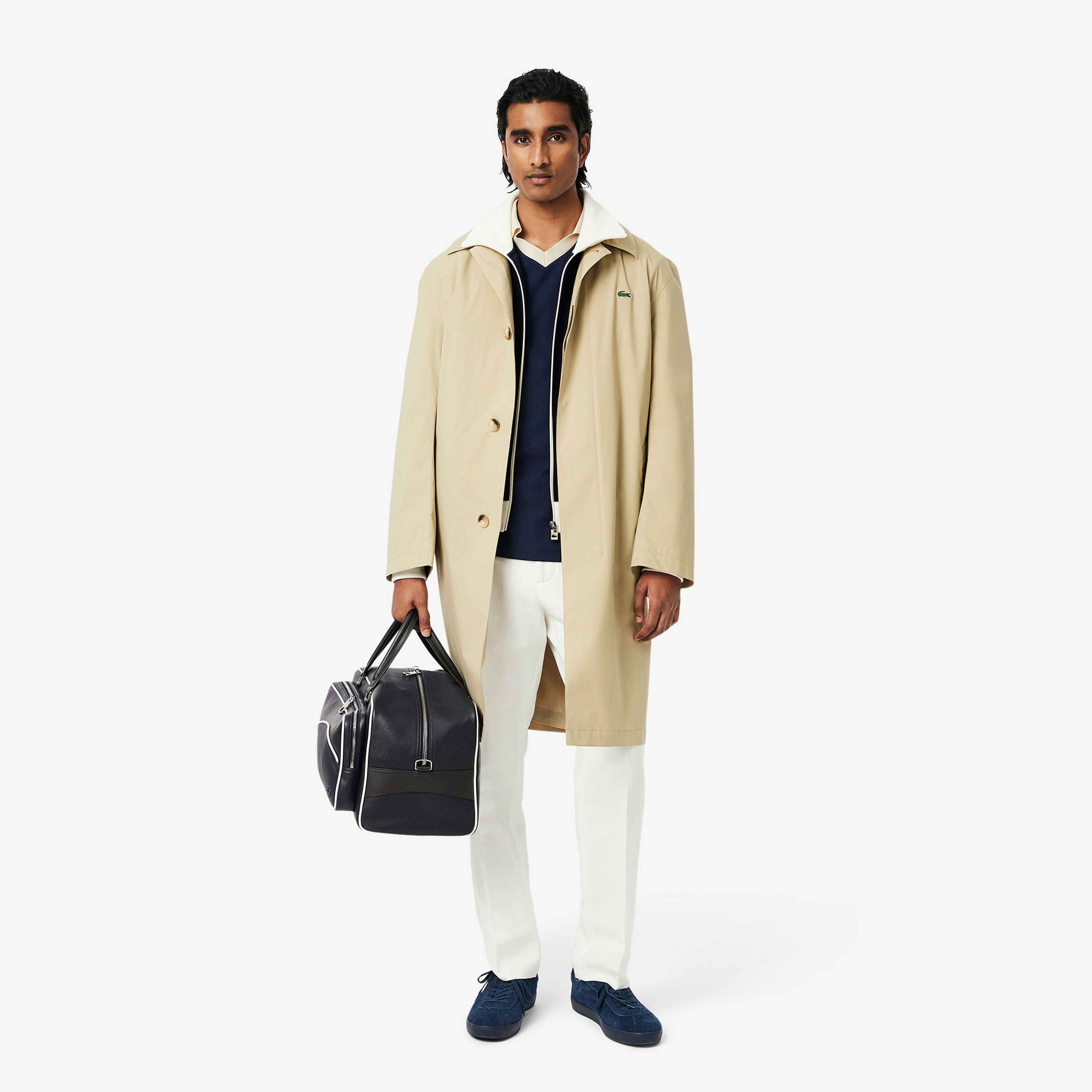 Lacoste Erkek Classic Fit Organik Pamuk Lacivert Polo