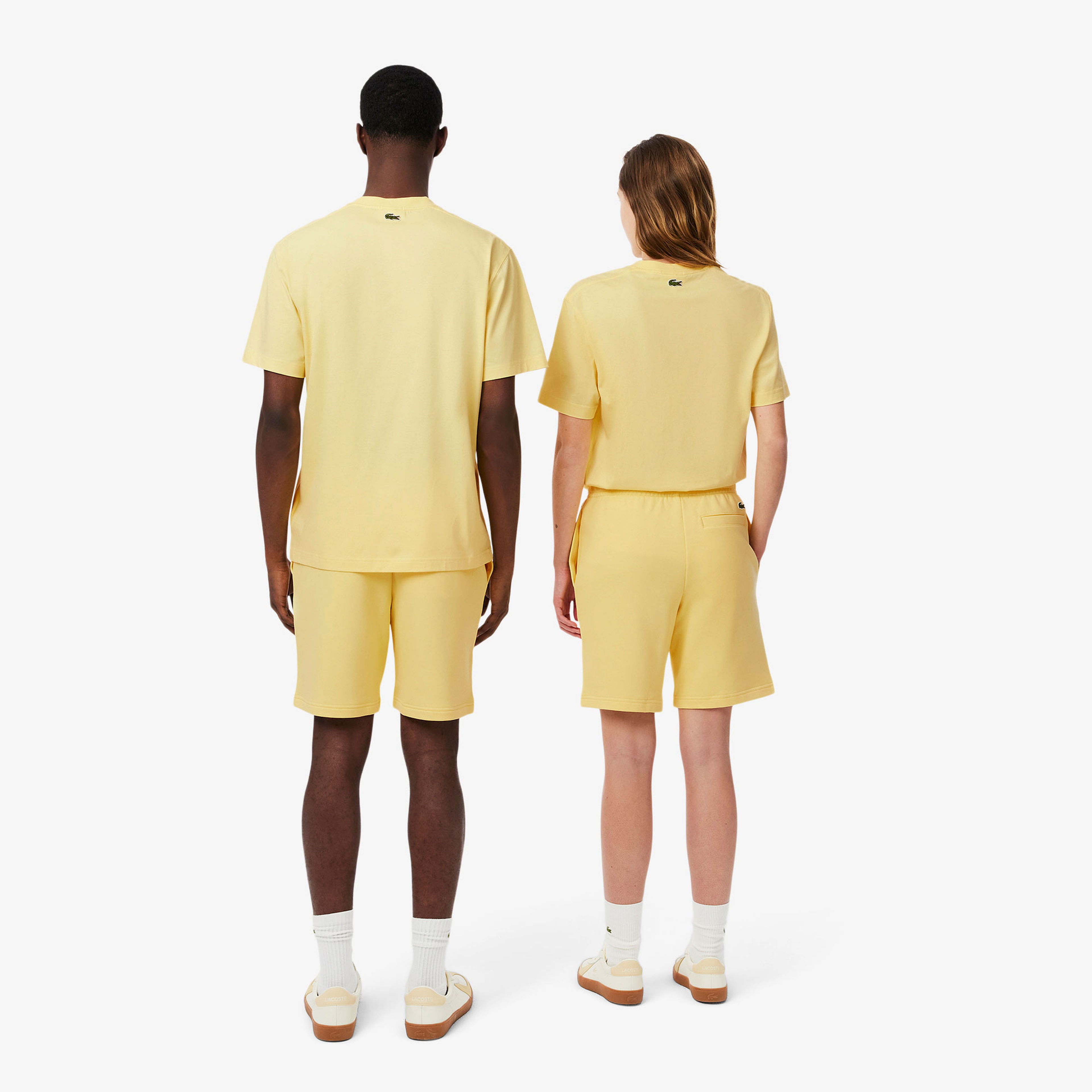 Lacoste Erkek Regular Fit Baskılı Sarı Şort