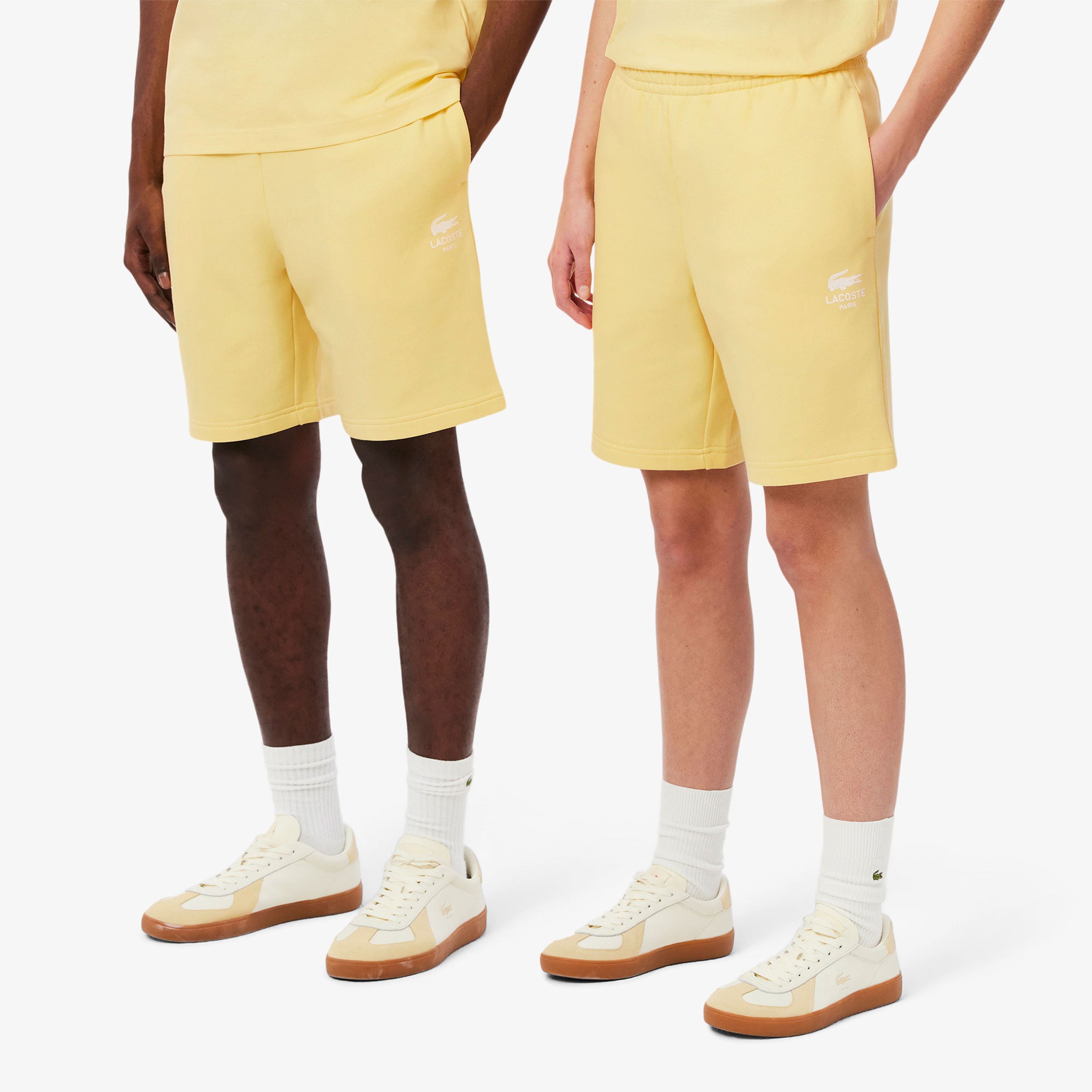 Lacoste Erkek Regular Fit Baskılı Sarı Şort