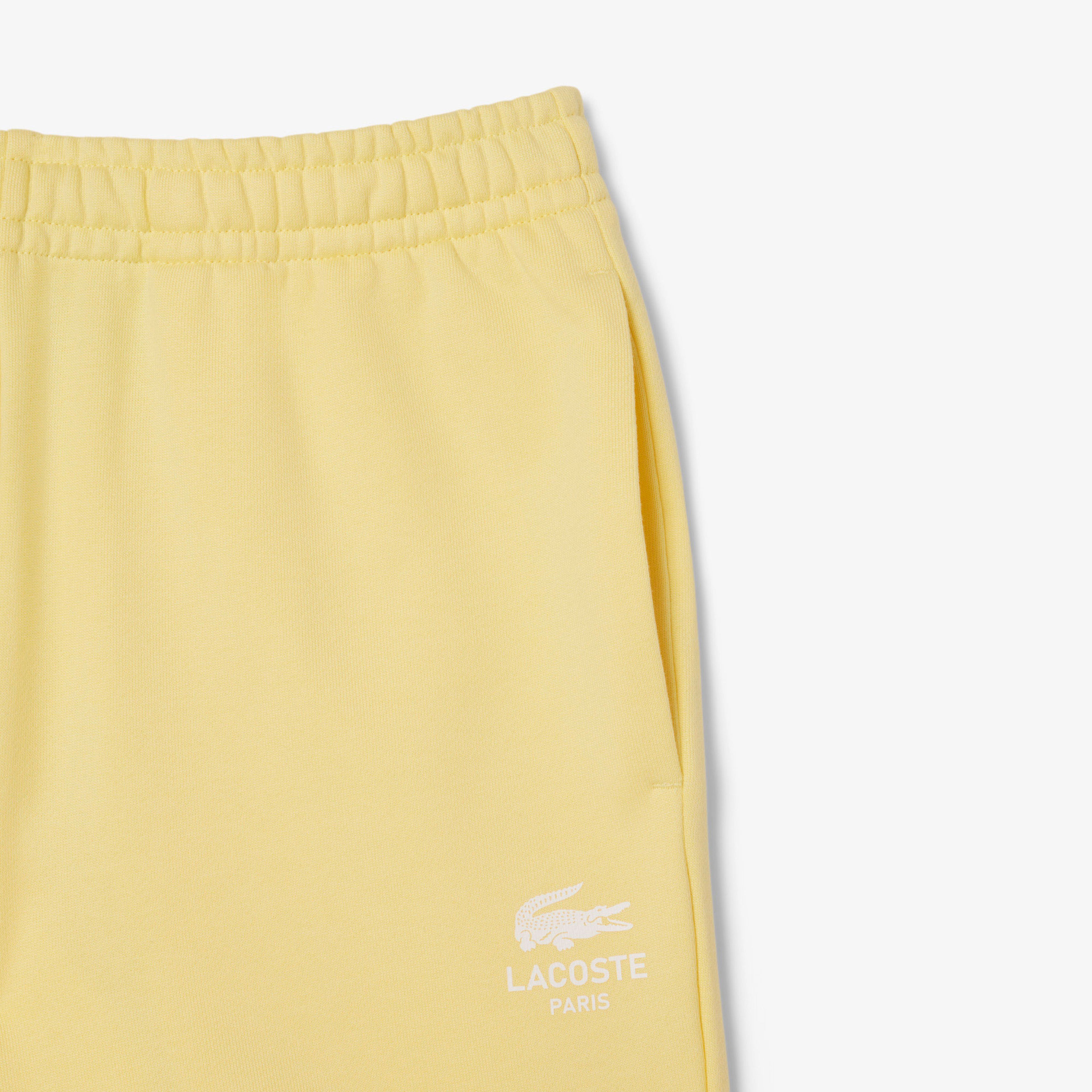 Lacoste Erkek Regular Fit Baskılı Sarı Şort