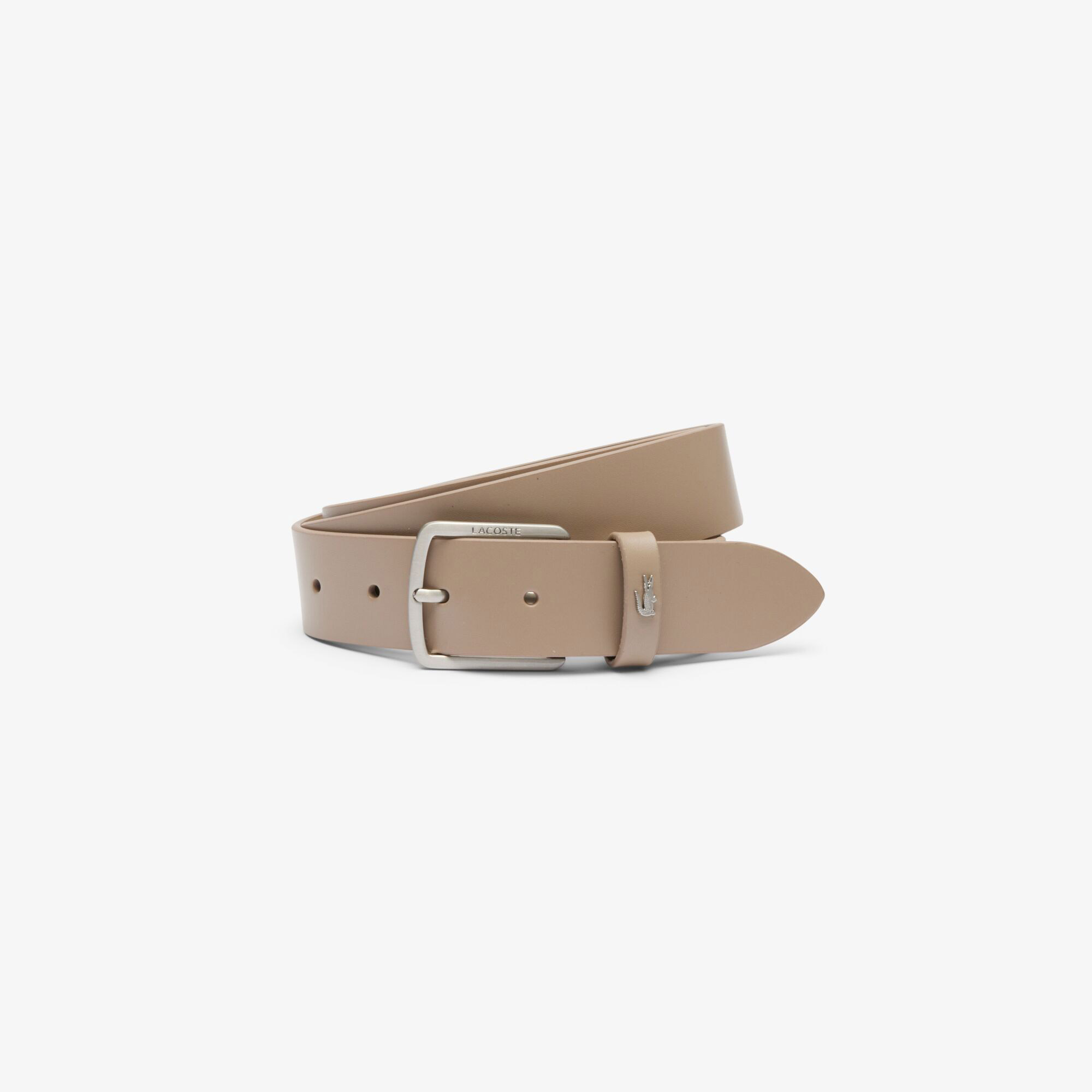 Lacoste Elegance Erkek Deri Bej Kemer -1
