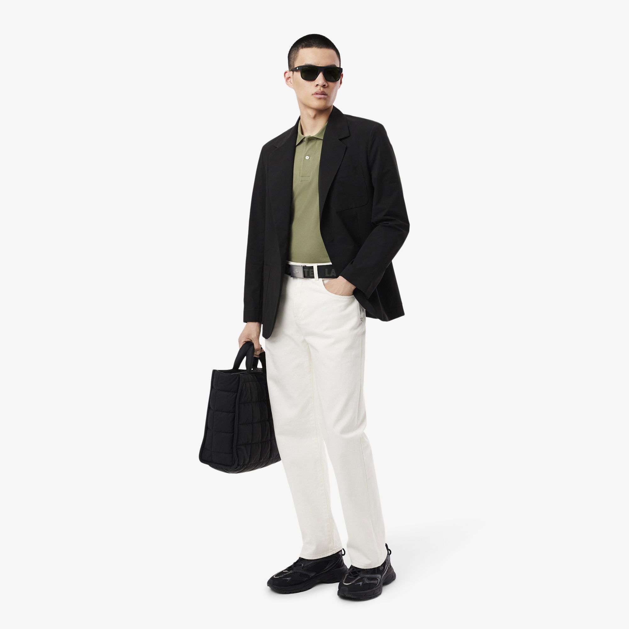 Lacoste Erkek Siyah Kemer