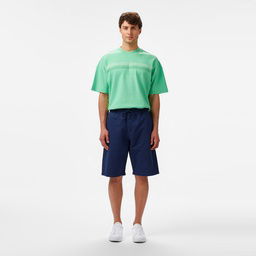 Lacoste Erkek Relaxed Fit Lacivert Bermuda Şort Lacivert