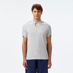 Lacoste Erkek Regular Fit Renk Bloklu Gri Polo Gri