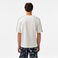 Lacoste Erkek Relaxed Fit Bisiklet Yaka Baskılı Beyaz T-Shirt