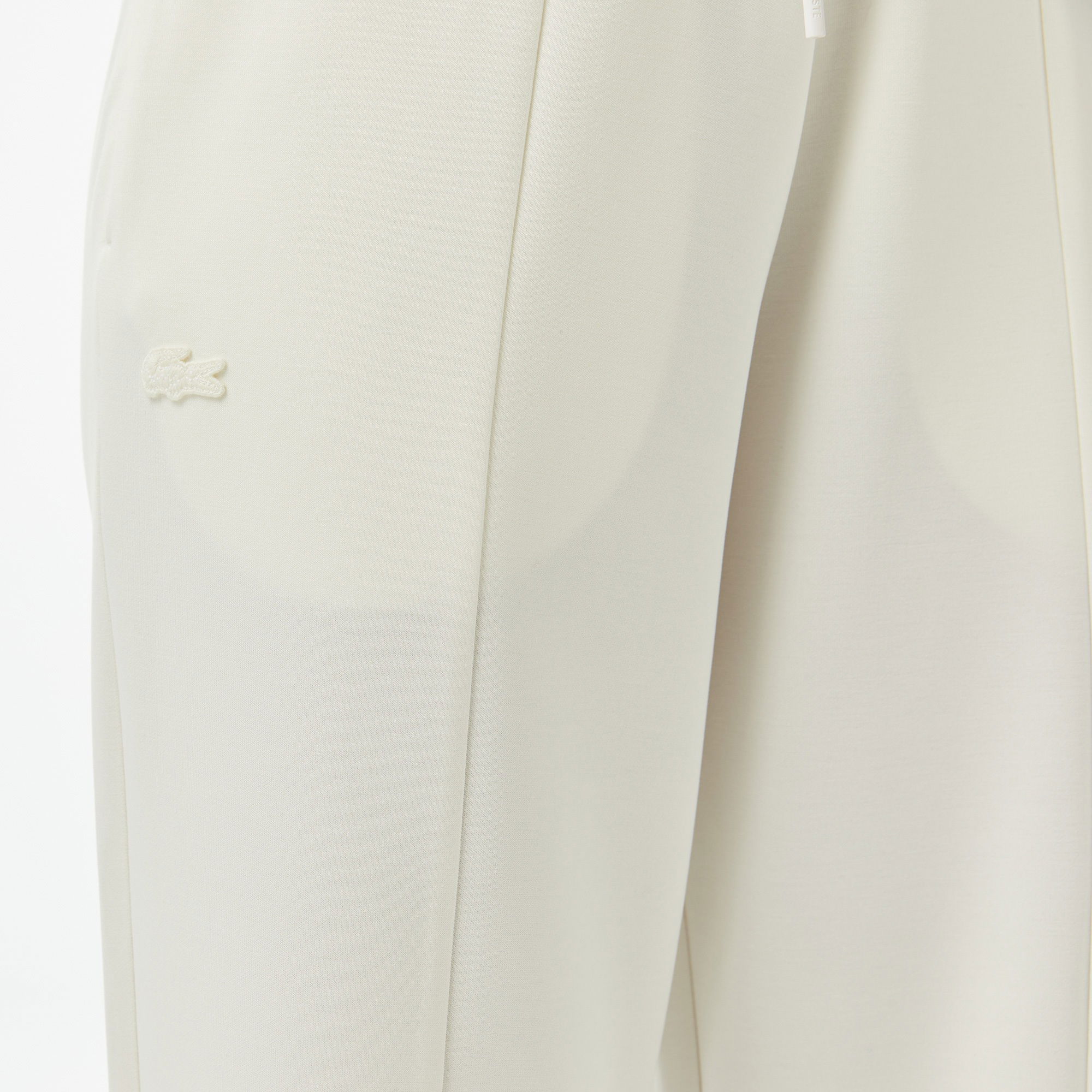 Lacoste Kadın Loose Fit Beyaz Eşofman Altı
