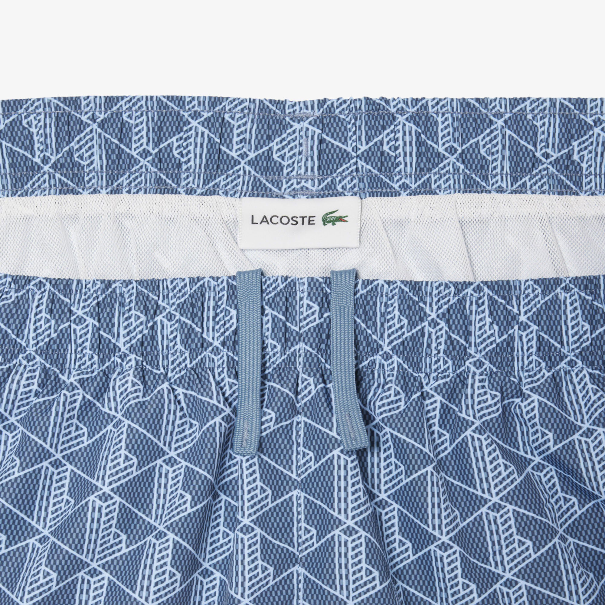 Lacoste Erkek Monogram Mavi Mayo