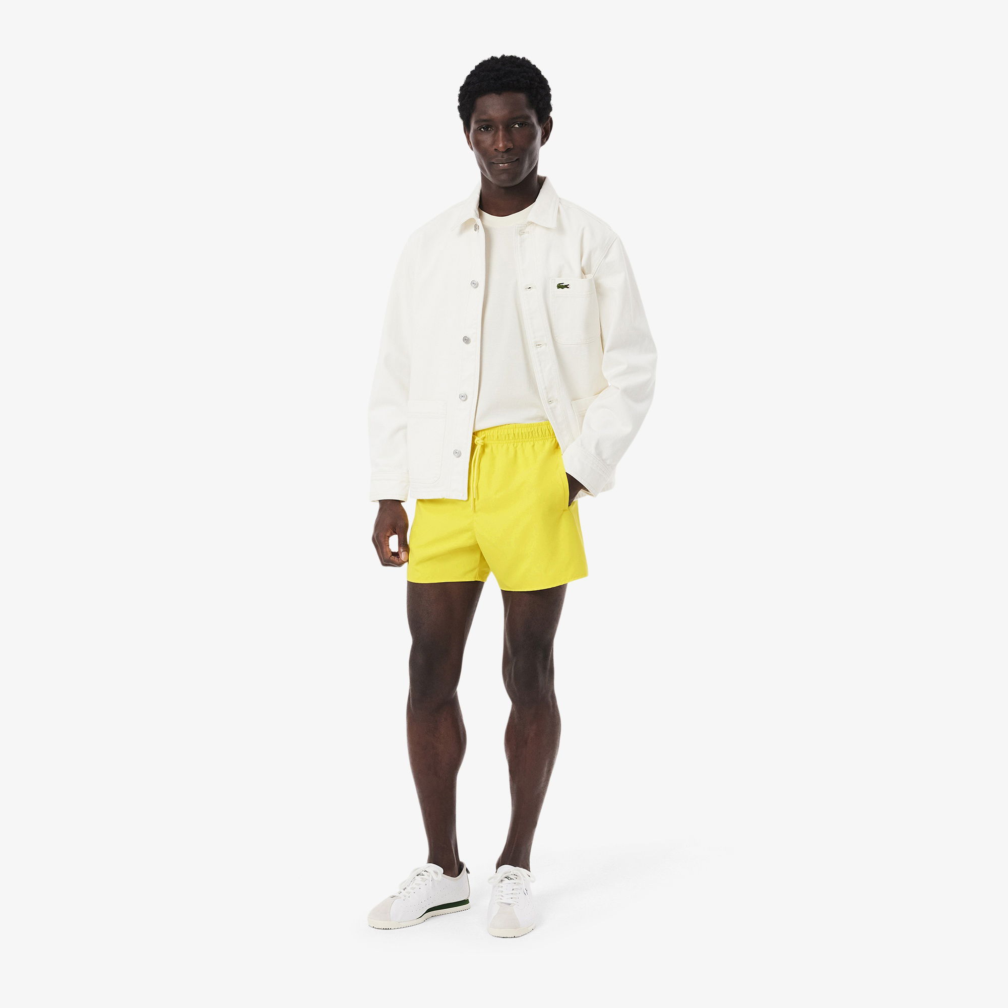 Lacoste Erkek Sarı Mayo