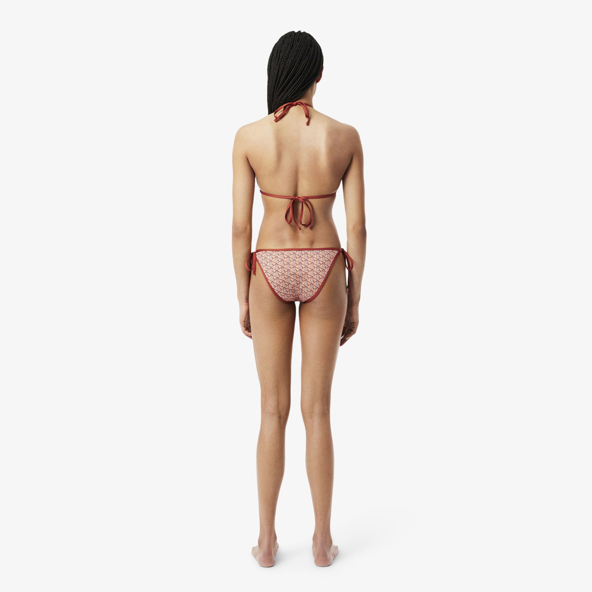 Lacoste Kadın Monogram Kırmızı Bikini Altı