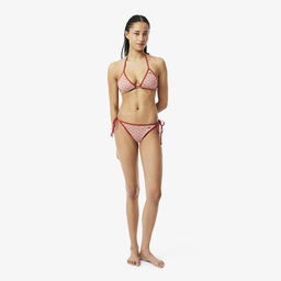 Lacoste Kadın Monogram Kırmızı Bikini Altı Kırmızı