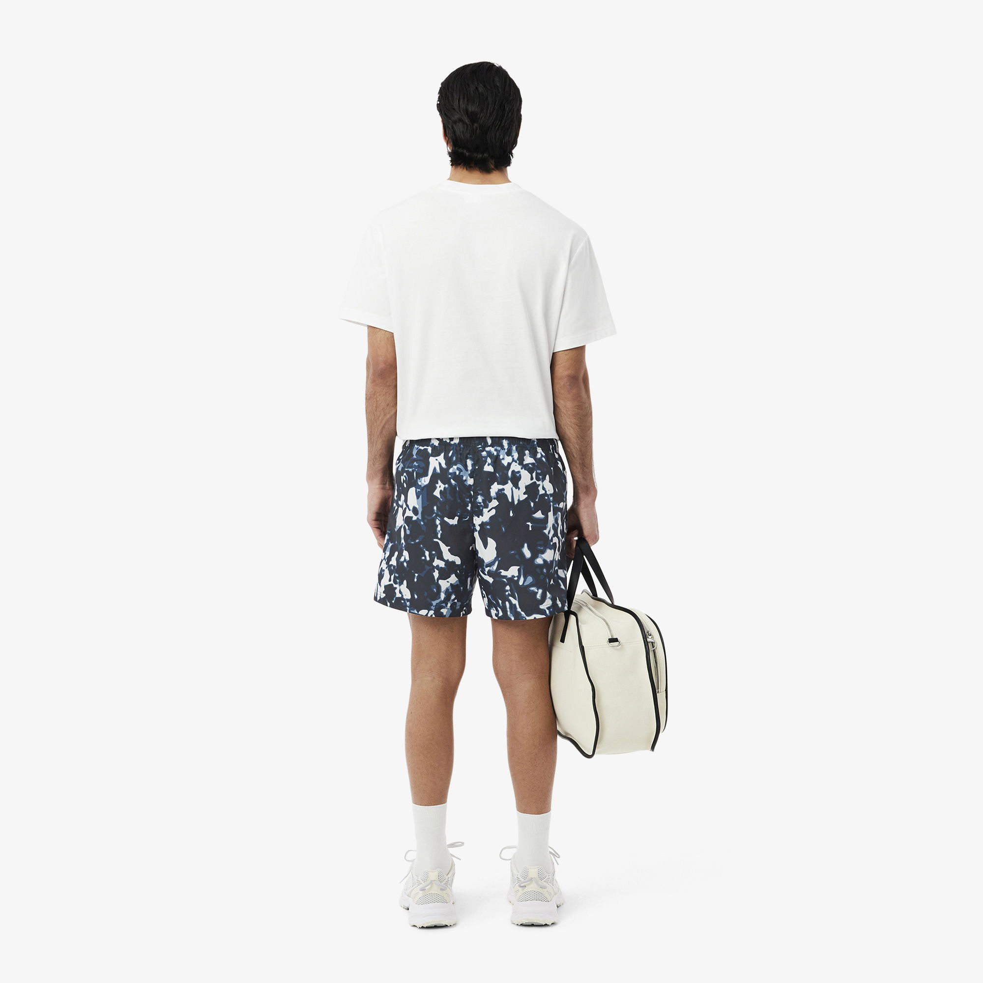Lacoste Erkek Desenli Lacivert Mayo